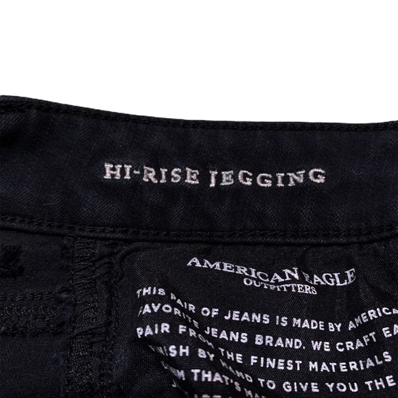 American Eagle Outfitters Black Hi-Rise Jean Short - Picture 7 of 9